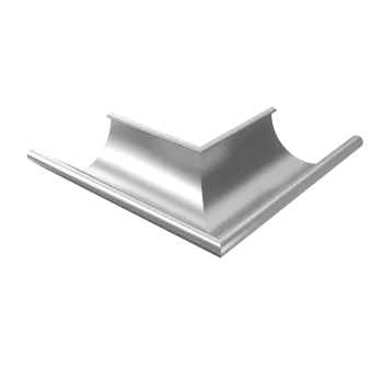 Rennevinkel 12510 T-125 Ytter Alu. Blank Ubeh.