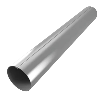 Nedløp 70mm-3m Alu. Blank Ubeh.