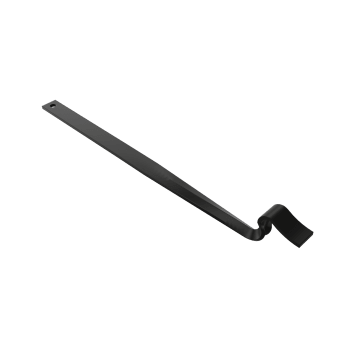 Overligger Lang 1221 Alu.Sort T-120