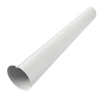 Nedløp N85.85mm-3m Alu.Hvit