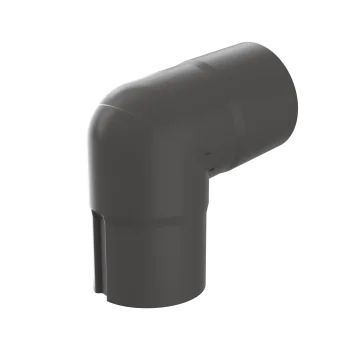 Sveist Kne 7000-75gr. 70mm Alu.Mørk Grå
